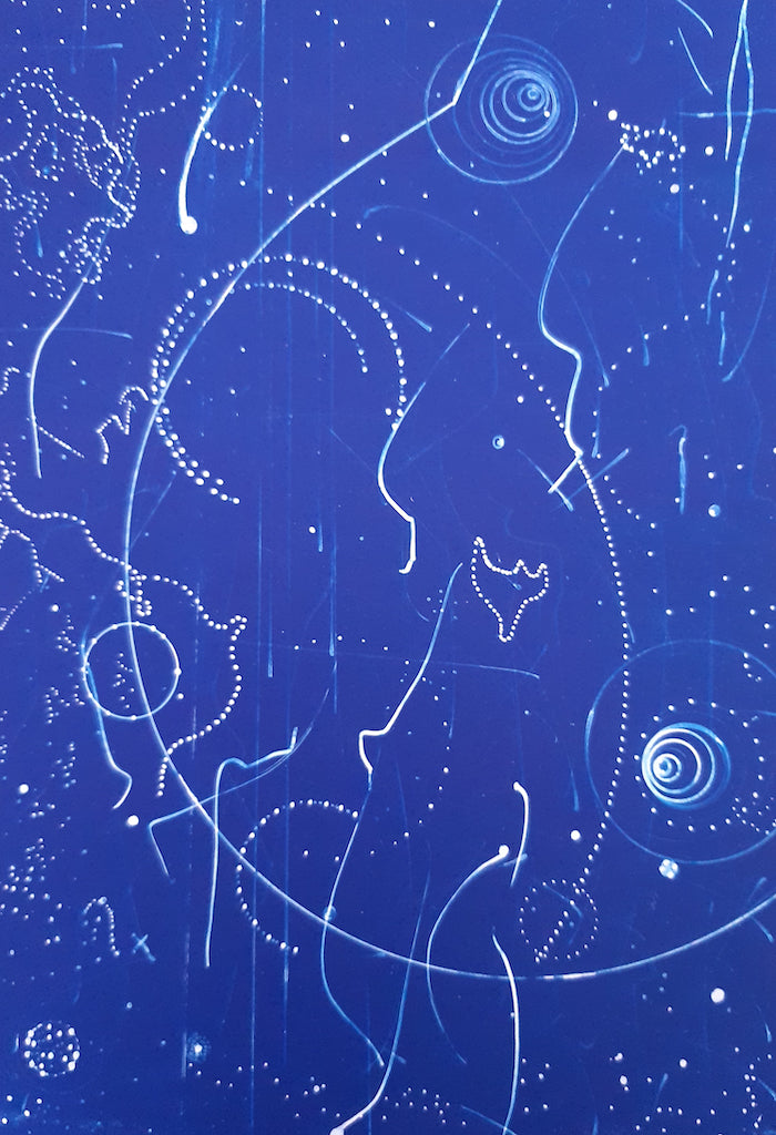 ‘Constellation 02’, Cyanotype